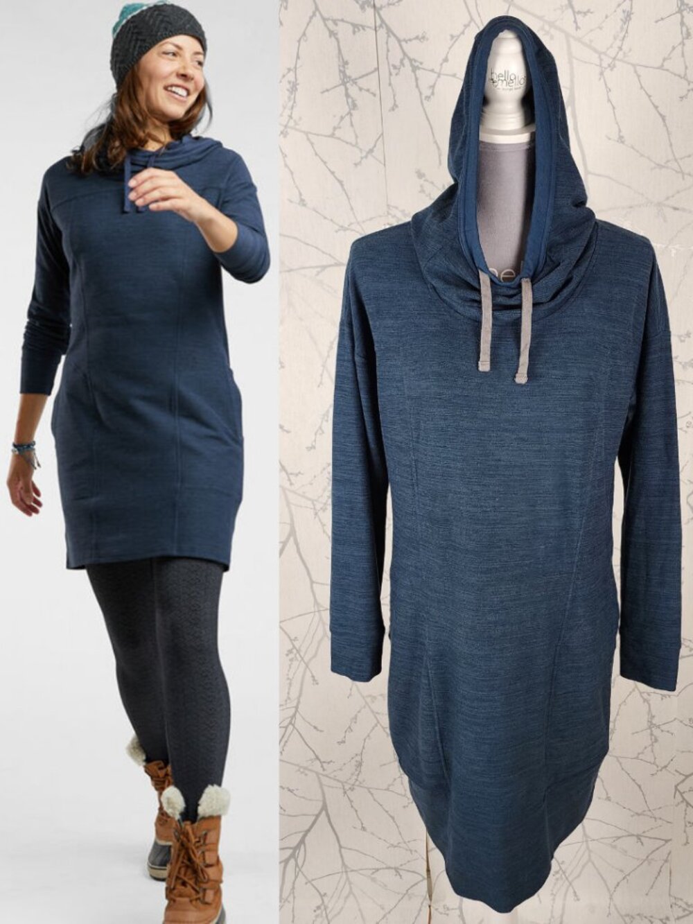 Toad & Co Stretch Jersey Intermosso Hoodie Dress